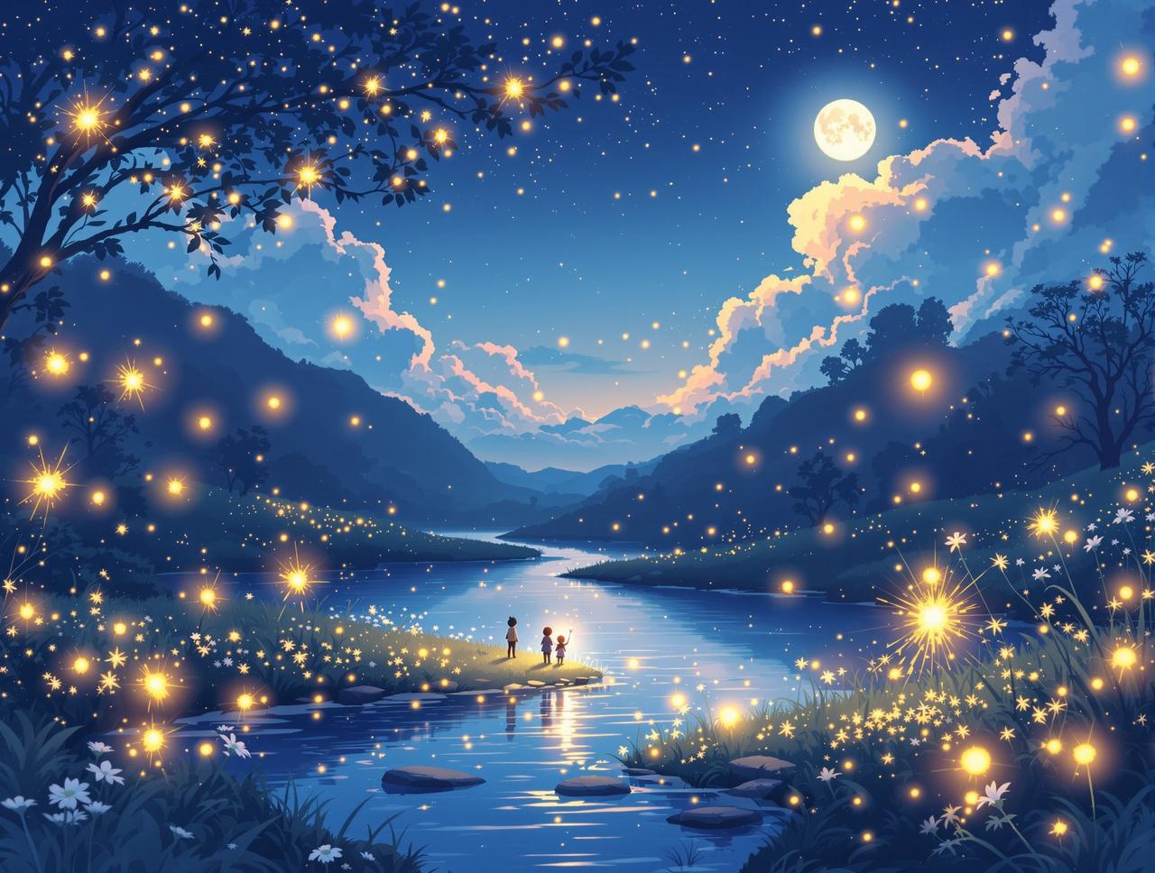 夏夜物语 · 星空与萤火虫 - 短剧网址精选专题 夏夜物语 · 星空与萤火虫